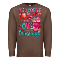 Chestnut iced coffee is my love language Premium Sweatshirt - NancyCooperArtShop