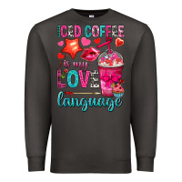 Smoke iced coffee is my love language Premium Sweatshirt - NancyCooperArtShop