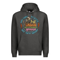 Charcoal Heather some things are better left unsaid Premium Hoodie - Artiststas