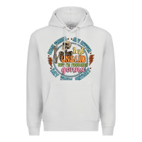 Dove Grey some things are better left unsaid Premium Hoodie - Artiststas