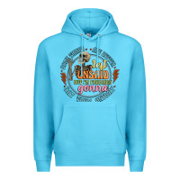 Ocean Blue some things are better left unsaid Premium Hoodie - Artiststas