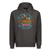 Smoke some things are better left unsaid Premium Hoodie - Artiststas