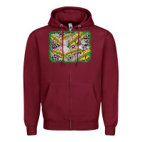 Burgundy mardi gras umbrella background Zipper Hoodie - BarkalooDesign