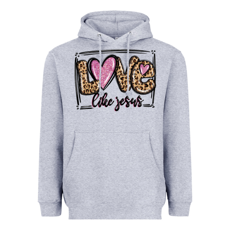 Love Like Jesus Heavyweight Hoodie by MaliasSmallBusiness | Teevron