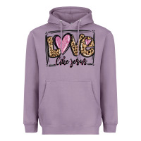 Lavender love like jesus Heavyweight Hoodie - MaliasSmallBusiness