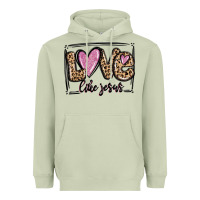 Matcha love like jesus Heavyweight Hoodie - MaliasSmallBusiness