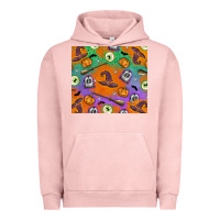Pigment Salmon Halloween Urban Hoodie - texasbilliewilder