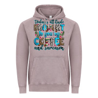 Vintage Zinc today's attitude brought to you by coffee and sarc Vintage Hoodie - Zillion Design Studio