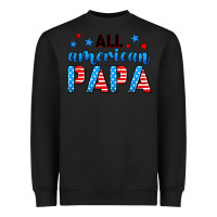 Black All American papa Heavyweight Sweatshirt - Neo Western