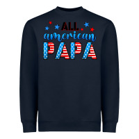Navy All American papa Heavyweight Sweatshirt - Neo Western