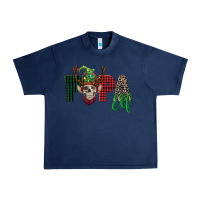 Navy papa elf skull Urban Heavy Tee - FaDigitalArtStudio