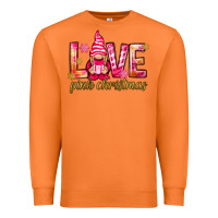 Carrot love pink christmas gnome Premium Sweatshirt - NancyCooperArtShop