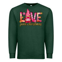 Sports Green love pink christmas gnome Premium Sweatshirt - NancyCooperArtShop