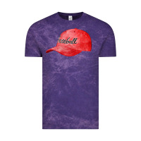 Cloud Purple blue baseball cap fa element Vintage Tee - FaDigitalArtStudio