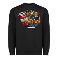 Black coffe Heavyweight Sweatshirt - CowhideDigitalArt