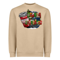Mushroom coffe Heavyweight Sweatshirt - CowhideDigitalArt