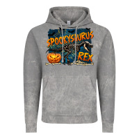 Cloud Rock Spooky Saurus Rex Vintage Hoodie - texasbilliewilder