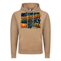 Vintage Coffee Spooky Saurus Rex Vintage Hoodie - texasbilliewilder