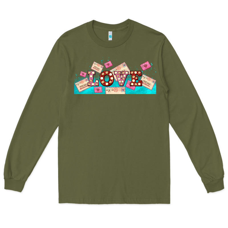 Love And Love Letters Long Sleeve Tee by AdoDesignShop | Teevron