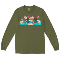 Army Green love and love letters Long Sleeve Tee - AdoDesignShop