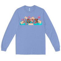 Colony Blue love and love letters Long Sleeve Tee - AdoDesignShop