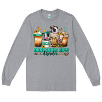 Heather Grey ocd obsessive cow disorder coffee cups Long Sleeve Tee - Jasminsmagicworld