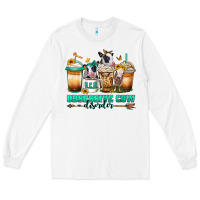 White ocd obsessive cow disorder coffee cups Long Sleeve Tee - Jasminsmagicworld