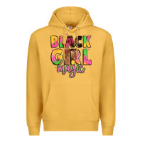 Mustard black girl magic Premium Hoodie - Artiststas