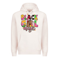 Pale Pink black girl magic Premium Hoodie - Artiststas