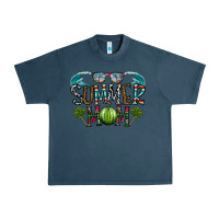 Midnight Navy summer mom Urban Heavy Tee - CowhideDigitalArt