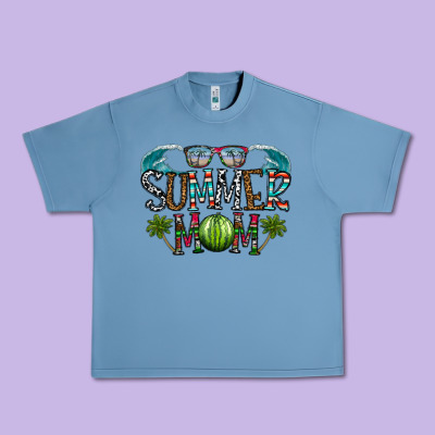 Summer Mom Urban Heavy Tee Designed By Cowhidedigitalart