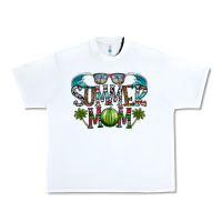 White summer mom Urban Heavy Tee - CowhideDigitalArt