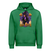 Emerald Bad Witch Black Woman Urban Hoodie - texasbilliewilder