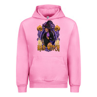 Fuchsia Pink Bad Witch Black Woman Urban Hoodie - texasbilliewilder