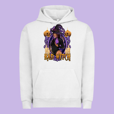 Bad Witch Black Woman Urban Hoodie Designed By Texasbilliewilder