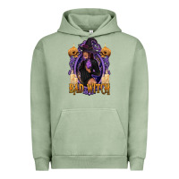 Pigment Oil Green Bad Witch Black Woman Urban Hoodie - texasbilliewilder