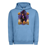 Pigment Pebble Blue Bad Witch Black Woman Urban Hoodie - texasbilliewilder