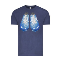 Vintage Denim blue cleats fa element Vintage Tee - FaDigitalArtStudio