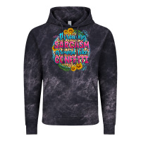 Cloud Black throwing sarcasm around like confetti Vintage Hoodie - Zillion Design Studio