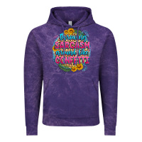 Cloud Purple throwing sarcasm around like confetti Vintage Hoodie - Zillion Design Studio