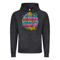 Vintage Black throwing sarcasm around like confetti Vintage Hoodie - Zillion Design Studio