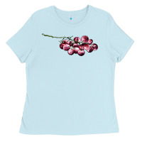 Baby Blue red grape Ladies Tee - AdoDesignShop