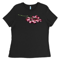 Black red grape Ladies Tee - AdoDesignShop