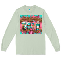 Matcha nurse fuel coffee cups Long Sleeve Tee - Jasminsmagicworld