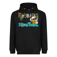 Black probably late for something Heavyweight Hoodie - NancyCooperArtShop
