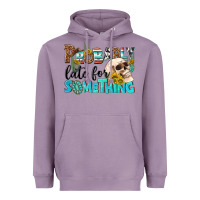 Lavender probably late for something Heavyweight Hoodie - NancyCooperArtShop