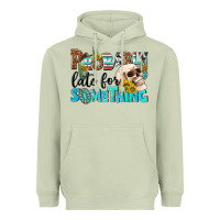 Matcha probably late for something Heavyweight Hoodie - NancyCooperArtShop