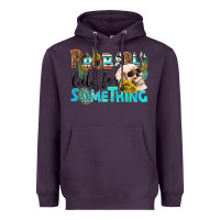 Plum probably late for something Heavyweight Hoodie - NancyCooperArtShop