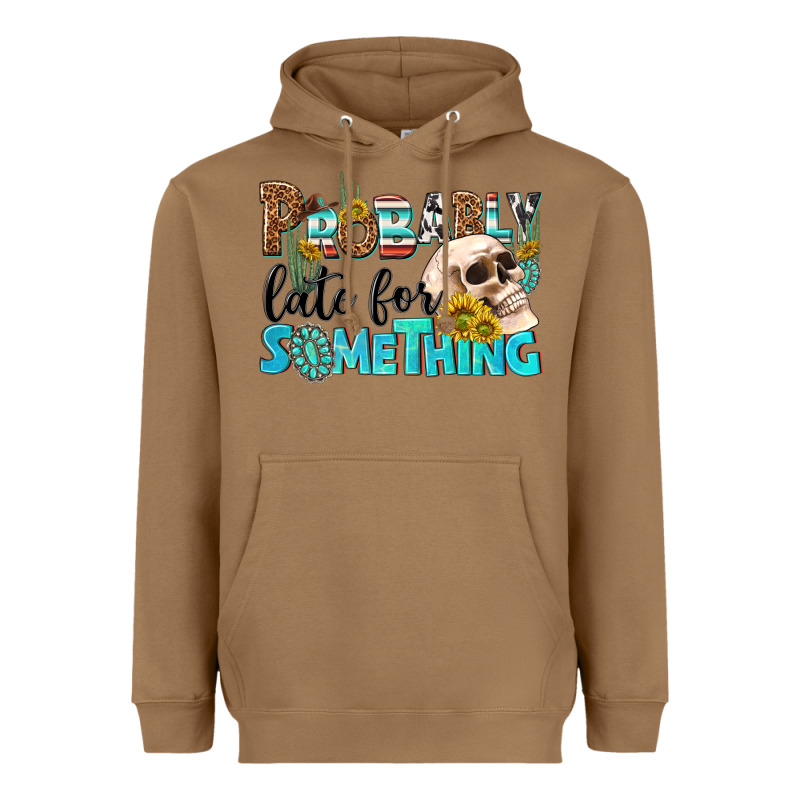 Probably Late For Something Heavyweight Hoodie by NancyCooperArtShop | Teevron