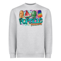 Heather Grey popsicle season Heavyweight Sweatshirt - SublimationCraftShop